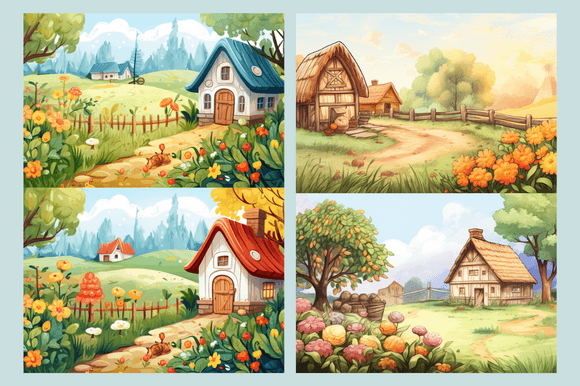Cozy Farm Patterns: A Warm Typographic Experience