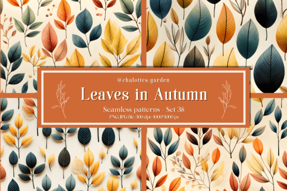 Discover the Beauty of Blooming Leaves Seamless Patterns - 38