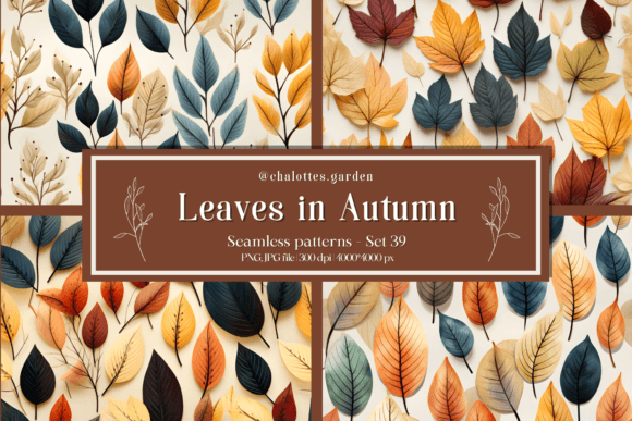 Discover the Beauty of Blooming Leaves Seamless Patterns – 39
