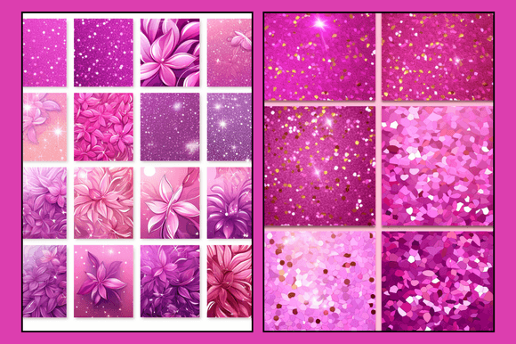 Magenta Glitter Patterns: A Strategic Tool for Creative and Practical Use