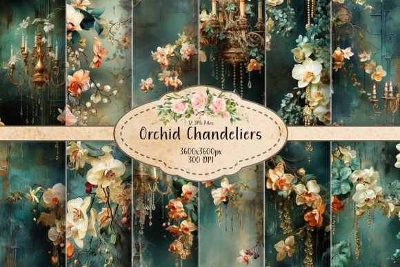 Orchid Chandeliers Seamless Patterns: A Strategic Tool for Design Excellence