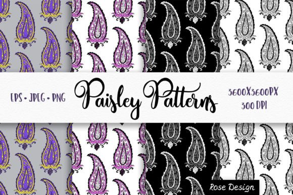 Paisley Seamless Patterns