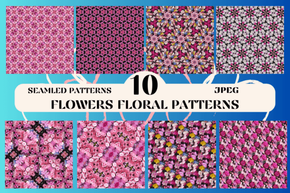 Seamless Floral Patterns for Creative Projects