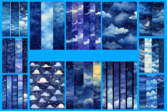 Starry Night Sky Patterns: A Creative Resource for Every Project