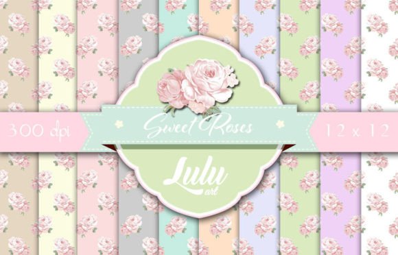 Sweet Roses Patterns: A Digital Design Resource
