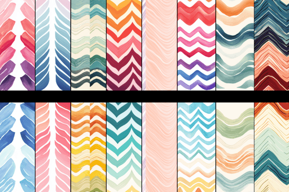 Wave Chevron Patterns: A Dynamic Design Element